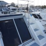 Fairline Turbo 36 - Integrated flybridge steps