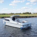 Relcraft 29 - Stern showing bathing platform and boarding ladder