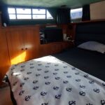 Broom Ocean 42 - Master cabin with wardrobes and vanity units