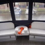 Linssen 41 - Transom Seating in aft cockpit