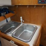 Landau 20 - Double stainless steel sink unit with cold water