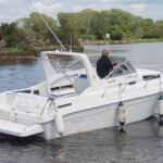 Drago FIesta 22 - Good size bathing platform and cockpit for a 22 ft sports cruiser