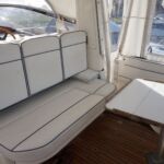 Broom 41 - Seating behind the helmseat