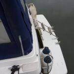 Fairline Carrera 24 - Bathing platform, bathing ladder, fender baskets and snap davits