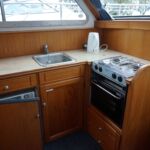 Pedro Solano 38 - Galley with hob,oven, fridge and sink
