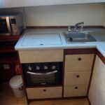 Birchwood 35 Sportsman - Galley with electric appliances