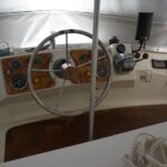 Birchwood 35 Sportsman - Upper helm under flybridge cover