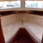 Freeman 33 Sports - Forward V-Berth Cabin with pull out privacy door