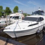 Broom 38 - Salix Lady at mooring 2