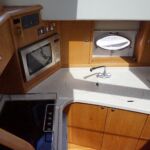 Broom 450 - Steps down into the Galley