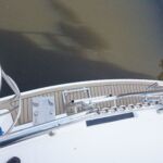 Broom Ocean 38 - Bathing platform, outboard bracket and boarding ladder.