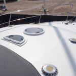 Broom Ocean 38 - Forward deck with ventilation caps and forward hatches