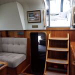 Broom Ocean 38 - Steps down to master cabin