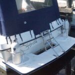 Fairline Carrera 24 - Bathing platform, boarding ladder and rear fender baskets