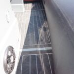 Highfield Sport 560 RIB - Black and grey EVA flooring and Fusion Audio Speaker