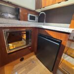 Broom 370 - Fitted appliances include gas hob, microwave, new fridge and sink unit with mixer tap