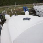 Broom 345 - Stainless steel pulpit & guard rails all around the decks