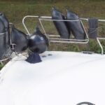 Haines 350 - Electric anchor windlass (with remote deck controls) & fender baskets