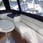 Haines 350 - Transom seating and cockpit table