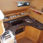Haines 350 - View into the galley