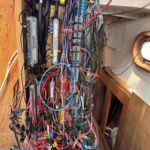 Electrics under the helmstation