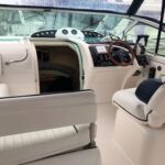 Fairline Targa 29 - View forward in the cockpit