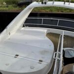 Galeon 390 - Hinged radar arch and sunpad area