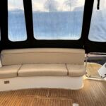 Galeon 390 - Transom seating and gate