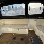 Haines 35 Sedan - Aft cockpit with transom seating