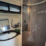 Haines 35 Sedan - Heads with wrap around shower door