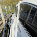 Haines 35 Sedan - Strong guard rails on the side decks