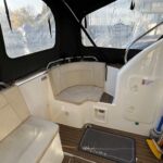 Haines 35 Sedan - Transom gate with corner seat