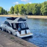 Galleon 390 - Stern view showing large teak laid bathing platform