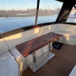 Broom 415 - Large aft cockpit with extending table and transom seating