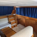 Princess 435 - New upholstery, carpets and curtains throughout the boat (2026). Headlining renewed (2018)