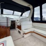 Looking forward in the cockpit