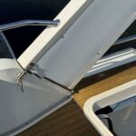 Hinged radar arch