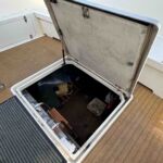 Storage space in the lazarette