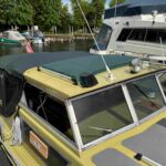 Cutlass 26 - The deck has grab rails and non-slip decking