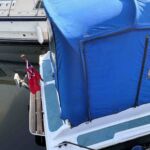 Cleopatra Fox 700 - Bathing platform and outboard bracket 2