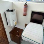 Princess 25 - Paloma water heater, gas locker & 12v solar panel trickle charger