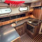 Princess 385 - Galley with fitted appliances