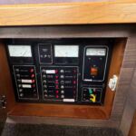 Princess 385 - Princess breaker panel under the helmseat