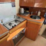 Sealine F34 - Gas hob, oven, fridge and sink unit
