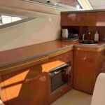 Sealine F34 - Neat Galley area with appliances