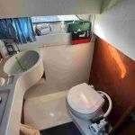 Fairline Sprint 21 - Heads with jabsco toilet and wash hand basin (cold water)